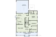 Cabin Style House Plan - 3 Beds 2 Baths 1248 Sq/Ft Plan #17-2216 Floor 
