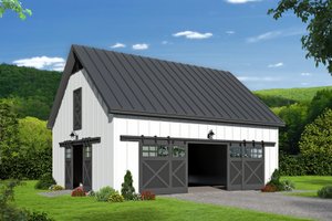 Ranch Exterior - Front Elevation Plan #932-494
