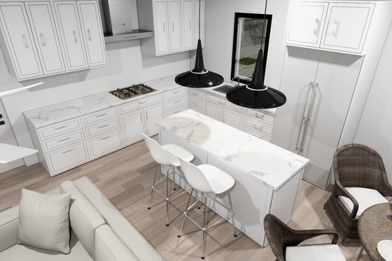 Interior - Kitchen for Modern House Plan #1112-5 - 3 bed, 2.5 bath