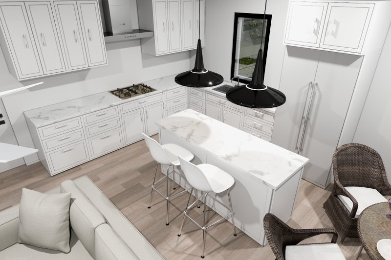 House Plan Design - Interior - Kitchen for Modern House Plan #1112-5 - 3 bed, 2.5 bath