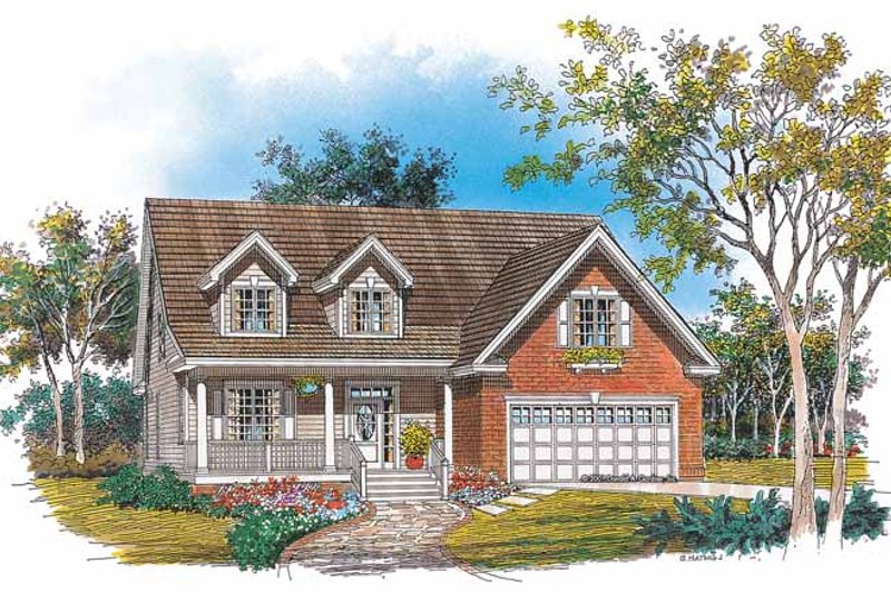 Dream House Plan - Country Exterior - Front Elevation Plan #929-642