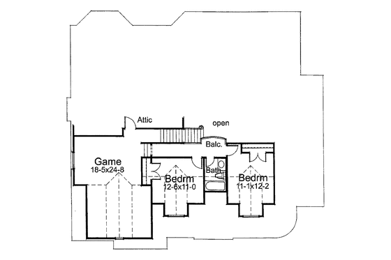 Floor Plan - Other Floor 1 for Victorian House Plan #120-199 - 3 bed, 2.5 bath