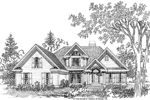 Traditional Exterior - Front Elevation Plan #929-228