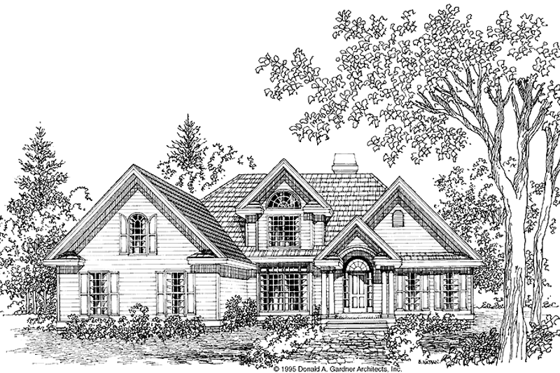 Architectural House Design - Traditional Exterior - Front Elevation Plan #929-228