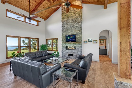 Ranch Interior - Family Room Plan #140-149