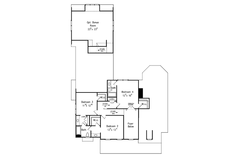 Dream House Plan - Floor Plan - Upper Floor for Country House Plan #927-276 - 4 bed, 3.5 bath