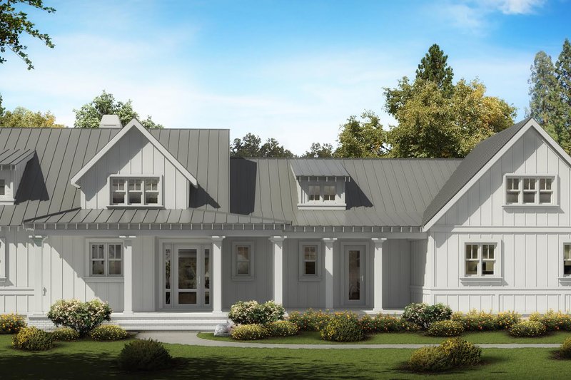 Home Plan - Traditional Exterior - Front Elevation Plan #54-505