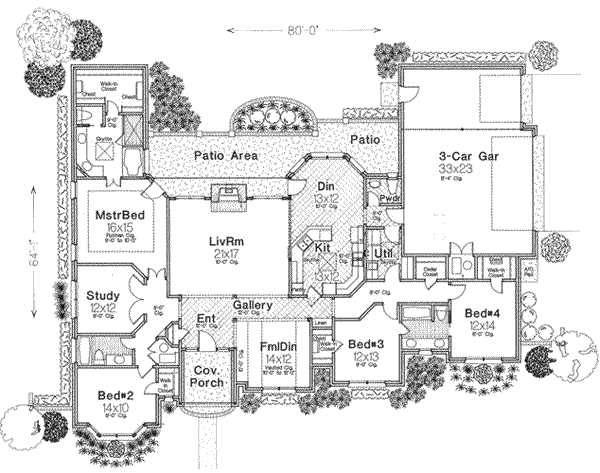 Home Plan - European Floor Plan - Main Floor Plan #310-433