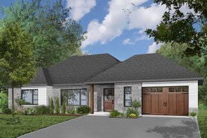 Ranch Exterior - Front Elevation Plan #23-2650
