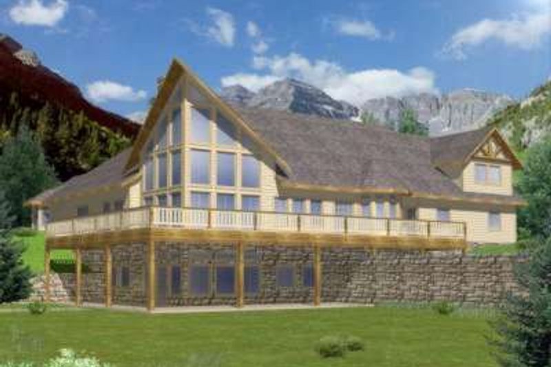 Architectural House Design - Modern Exterior - Front Elevation Plan #117-468