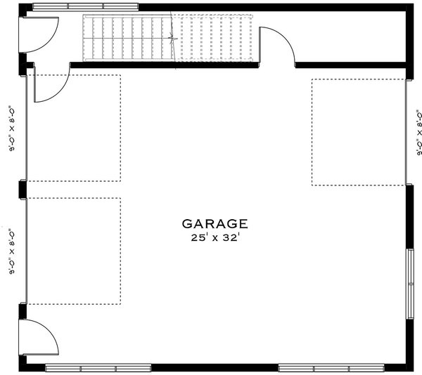 Cottage Floor Plan - Lower Floor Plan #1101-42