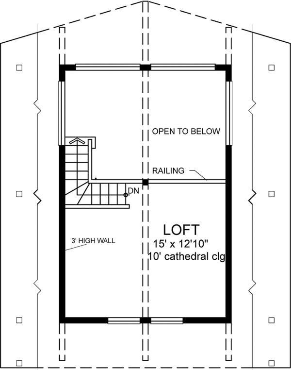 Home Plan - Traditional Floor Plan - Upper Floor Plan #118-156