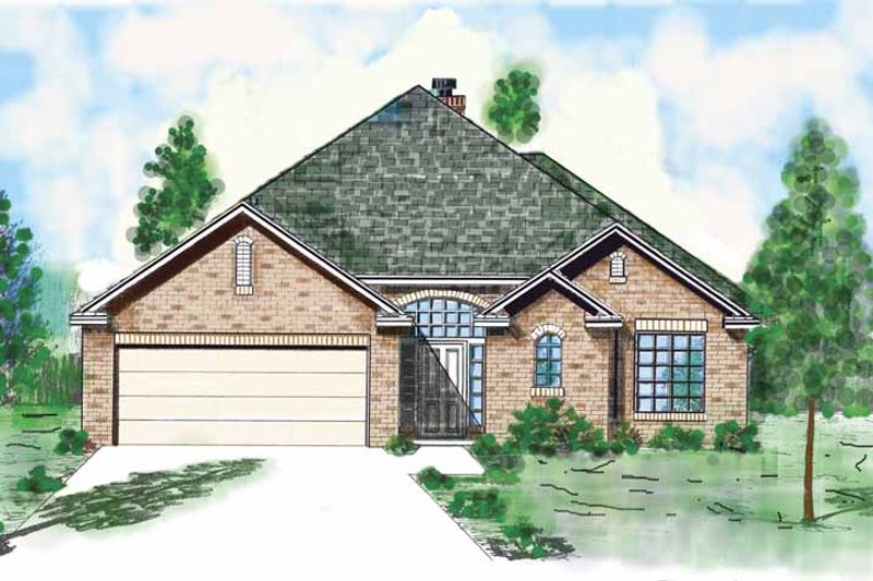 Home Plan - Country Exterior - Front Elevation Plan #52-260