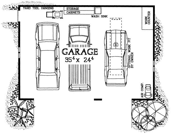 Home Plan - Traditional Floor Plan - Main Floor Plan #72-253