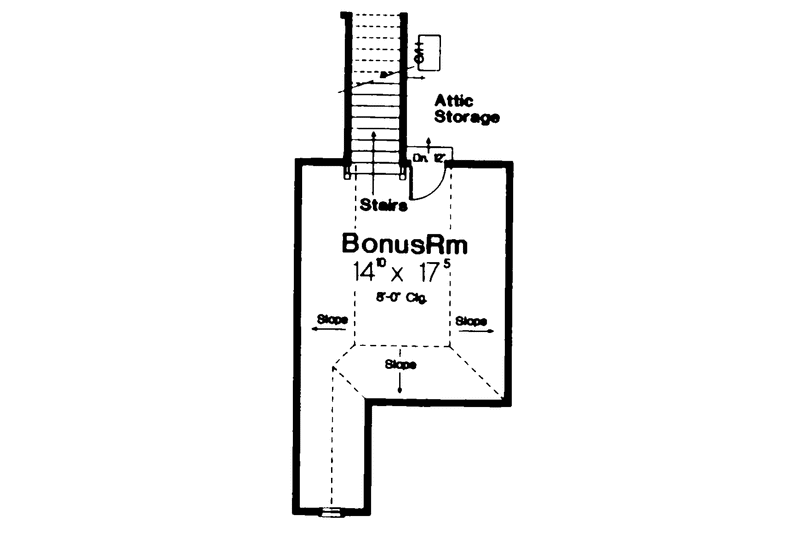 Dream House Plan - Floor Plan - Other Floor for Craftsman House Plan #310-1228 - 4 bed, 3 bath