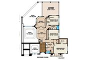 Mediterranean Style House Plan - 5 Beds 4.5 Baths 4138 Sq/Ft Plan #27-381 