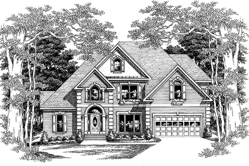 Home Plan - Exterior - Front Elevation 3 for Traditional House Plan #927-70 - 4 bed, 3 bath