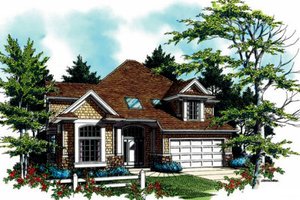 Exterior - Other Elevation 1 for Traditional House Plan #48-445 - 3 bed, 3.5 bath