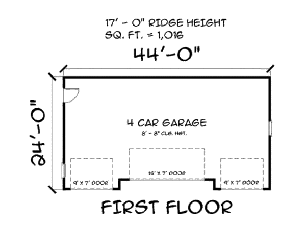 Traditional Floor Plan - Main Floor Plan #75-216