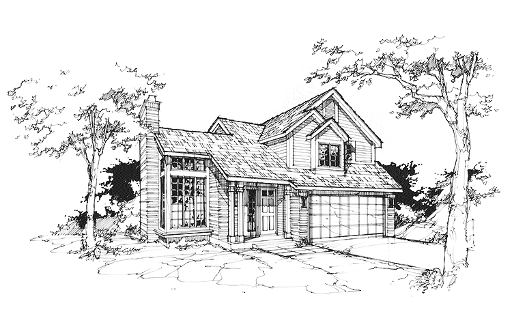 Bungalow Craftsman House Plan - Plan 1969