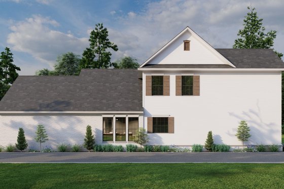 Exterior - Other Elevation 5 for Farmhouse House Plan #17-286 - 4 bed, 2.5 bath