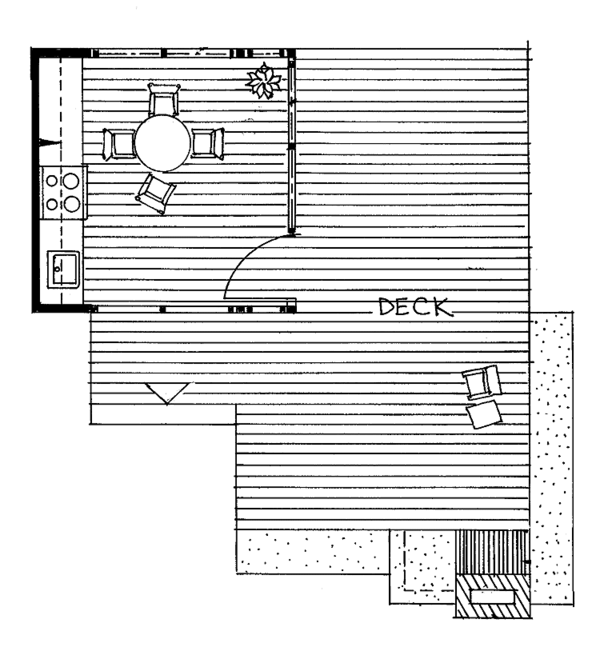 House Plan Design - Prairie Floor Plan - Main Floor Plan #1048-1