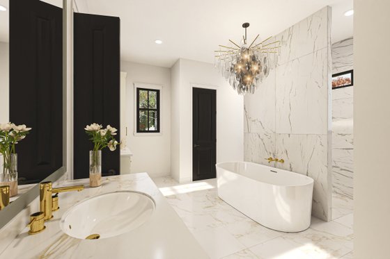 Interior - Master Bathroom 1 for Traditional House Plan #430-383 - 5 bed, 4.5 bath