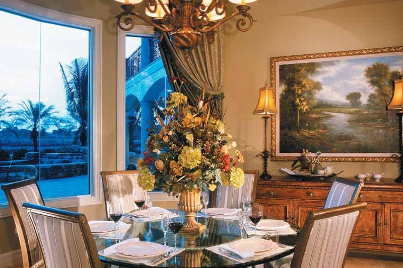 Home Plan - Interior - Dining Room for Mediterranean House Plan #930-330 - 4 bed, 4.5 bath