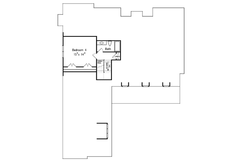 Home Plan - Floor Plan - Upper Floor for Country House Plan #927-267 - 3 bed, 2.5 bath