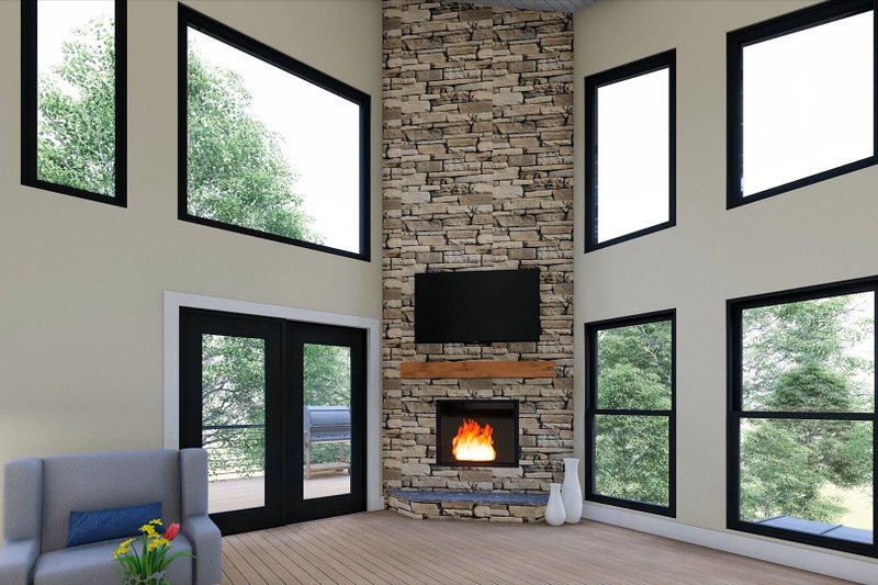 Dream House Plan - Photo 2 for Contemporary House Plan #932-920 - 4 bed, 2.5 bath