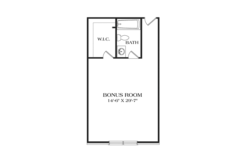 Architectural House Design - Floor Plan - Other Floor for Ranch House Plan #453-630 - 4 bed, 3 bath