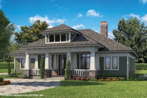 Craftsman Exterior - Front Elevation Plan #930-462