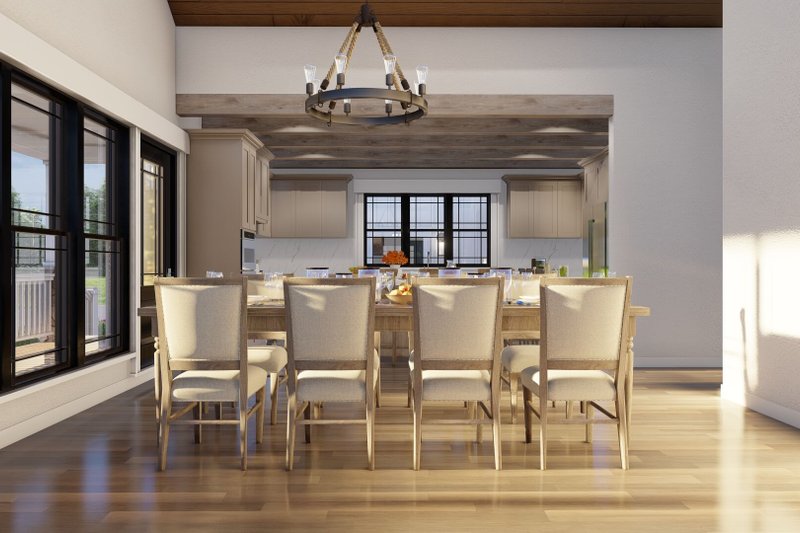 House Plan Design - Interior - Dining Room for Country House Plan #923-30 - 4 bed, 3.5 bath