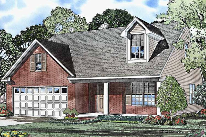 Home Plan - Exterior - Front Elevation 3 for Country House Plan #17-3223 - 3 bed, 2.5 bath