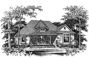 Home Plan - Exterior - Front Elevation for Victorian House Plan #472-142 - 4 bed, 3 bath