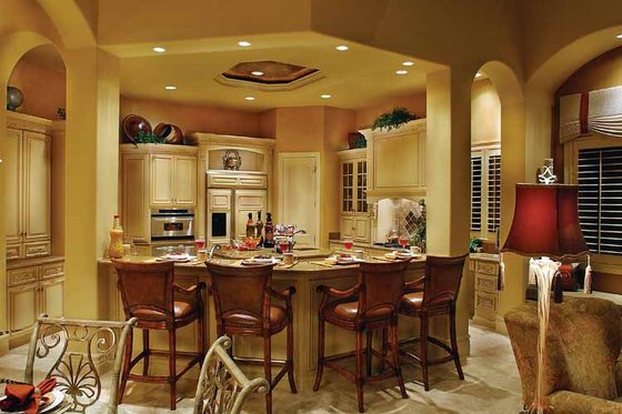 Interior - Kitchen for Mediterranean House Plan #930-329 - 5 bed, 6 bath