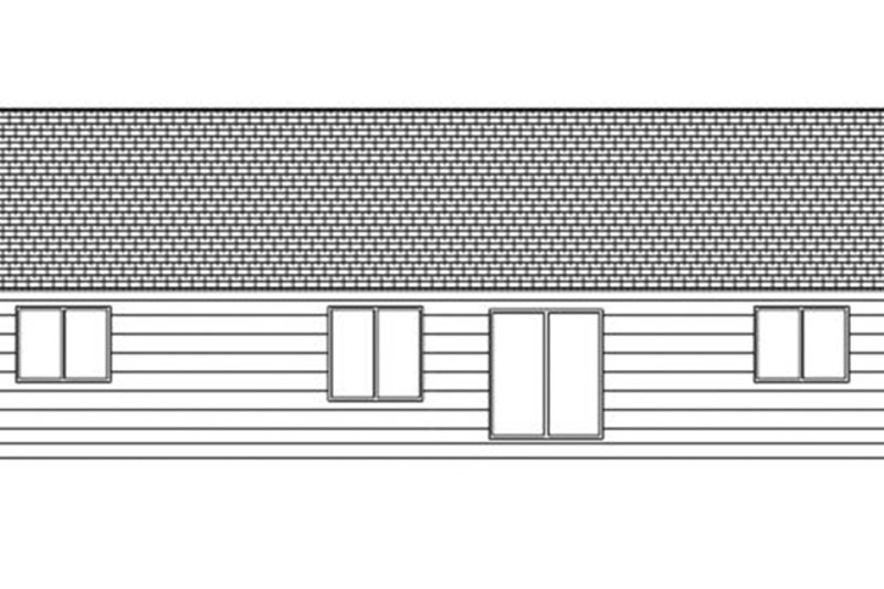 House Plan Design - Exterior - Rear Elevation for Craftsman House Plan #943-45 - 3 bed, 2 bath