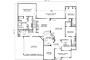 Country Style House Plan - 4 Beds 3 Baths 2624 Sq/Ft Plan #17-2799 