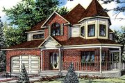Victorian Style House Plan - 3 Beds 2.5 Baths 2134 Sq/Ft Plan #138-196 