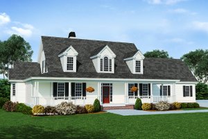 Country Exterior - Front Elevation Plan #929-791