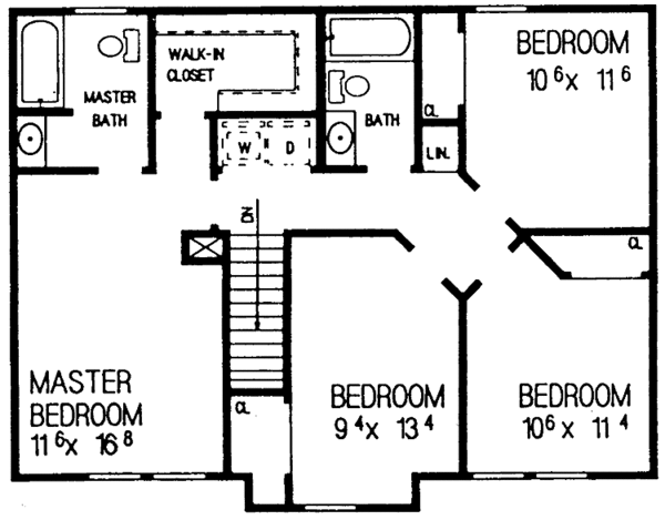 Architectural House Design - Colonial Floor Plan - Other Floor Plan #72-1044