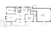 Craftsman Style House Plan - 2 Beds 2 Baths 1098 Sq/Ft Plan #895-13 