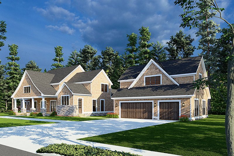 Dream House Plan - Exterior - Other Elevation 1 for Country House Plan #923-225 - 5 bed, 5.5 bath