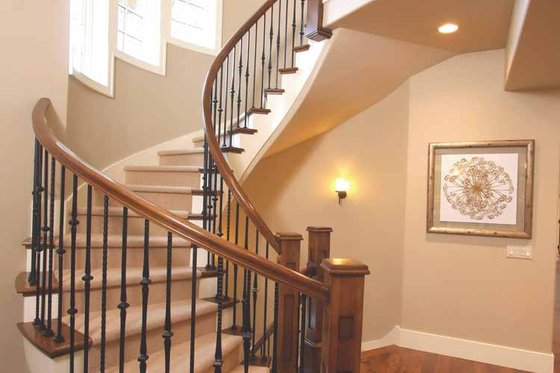 Interior - Entry for European House Plan #928-178 - 4 bed, 3.5 bath