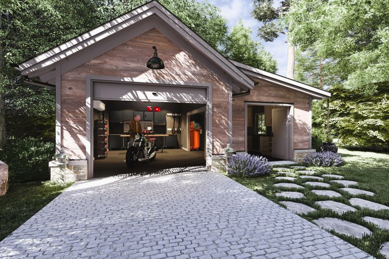 Home Plan - Exterior - Front Elevation 6 for Craftsman House Plan #1094-21, 0.5 bath