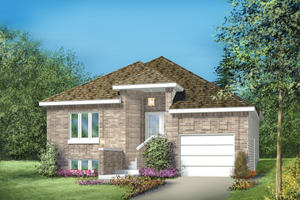 Contemporary Exterior - Front Elevation Plan #25-1048