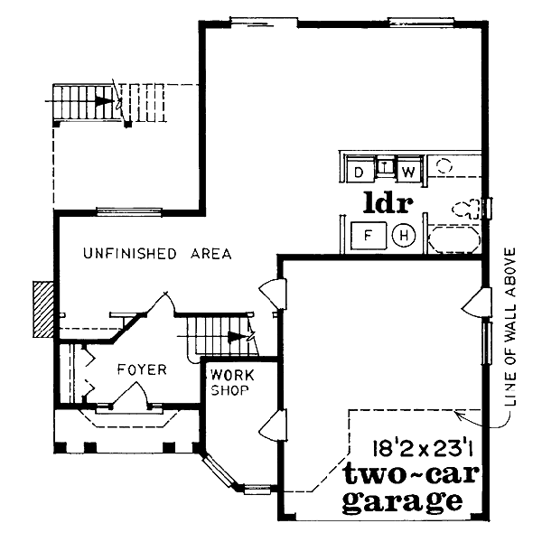 Traditional Floor Plan - Main Floor Plan #47-176