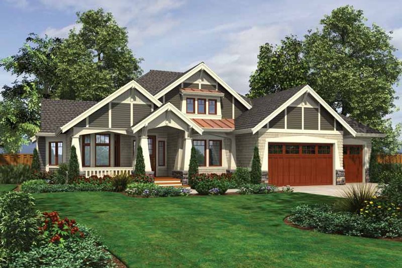 Home Plan - Ranch Exterior - Front Elevation Plan #132-534