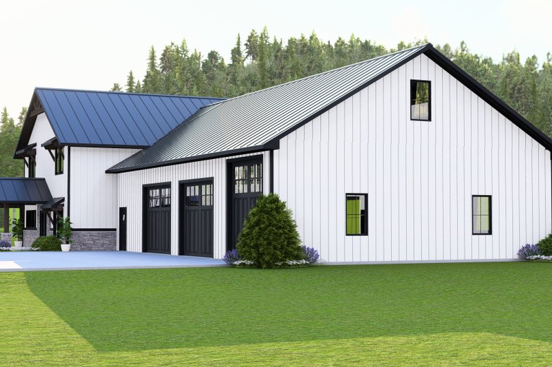 Architectural House Design - Exterior - Other Elevation 1 for Barndominium House Plan #1064-160 - 3 bed, 2.5 bath