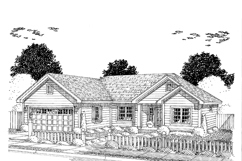 Home Plan - Traditional Exterior - Front Elevation Plan #513-2151